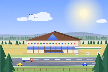 Illustration : Eagle River Casino & Travel Plaza